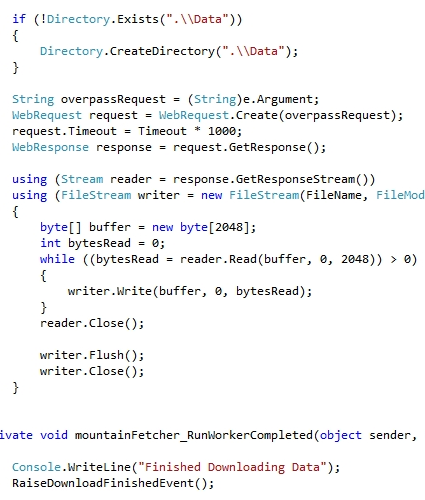 Ein C# Code-Snippet